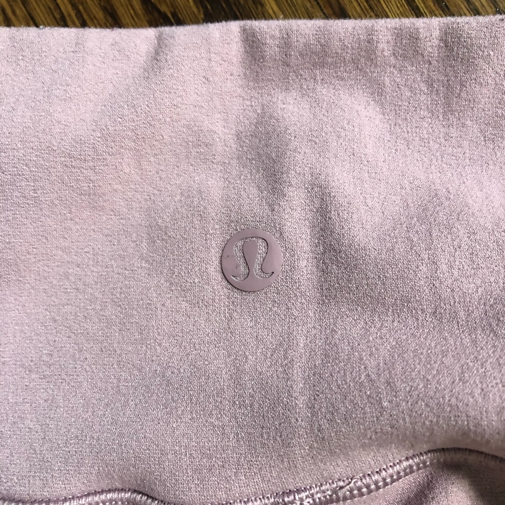 Lululemon pink lace leggings size 10